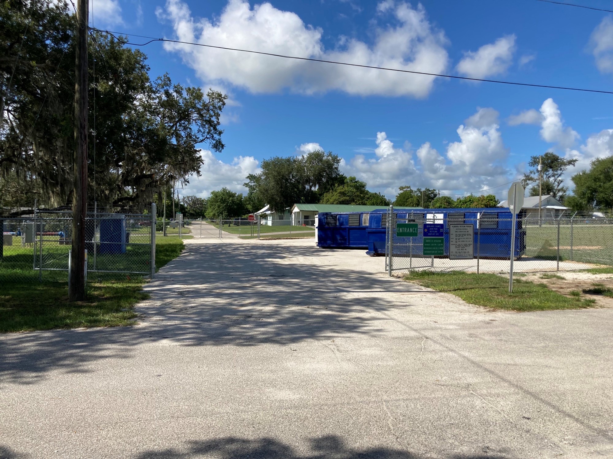 Avon Park drop off looking from S. Prospect Ave